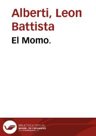 El Momo. | Biblioteca Virtual Miguel de Cervantes