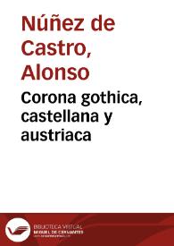 Corona gothica, castellana y austriaca | Biblioteca Virtual Miguel de Cervantes