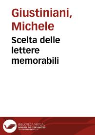Scelta delle lettere memorabili | Biblioteca Virtual Miguel de Cervantes