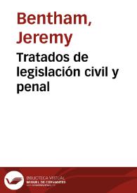 Tratados de legislación civil y penal | Biblioteca Virtual Miguel de Cervantes