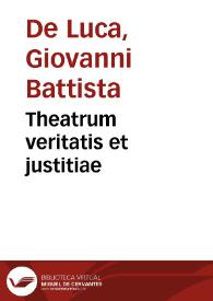Theatrum veritatis et justitiae | Biblioteca Virtual Miguel de Cervantes