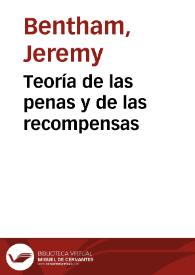 Teoría de las penas y de las recompensas | Biblioteca Virtual Miguel de Cervantes