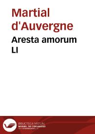 Aresta amorum LI | Biblioteca Virtual Miguel de Cervantes