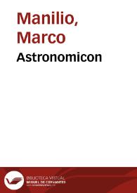 Astronomicon | Biblioteca Virtual Miguel de Cervantes
