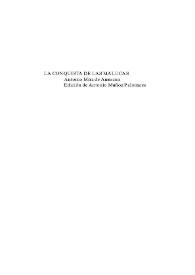 La conquista de las Malucas / Antonio Mira de Amescua ; ed. Antonio Muñoz Palomares | Biblioteca Virtual Miguel de Cervantes