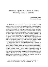 Monarquía y pueblo en la "Raquel" de Mira de Amescua y García de la Huerta / Jesús Izquierdo Gómez | Biblioteca Virtual Miguel de Cervantes