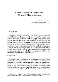 Comedias escritas en colaboración. El caso de Mira de Amescua / Abraham Madroñal Durán | Biblioteca Virtual Miguel de Cervantes