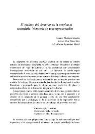 "El esclavo del demonio" en la enseñanza secundaria: Memoria de una representación / A. Martínez Morales y J. Pérez Sáez | Biblioteca Virtual Miguel de Cervantes