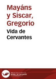 Vida de Cervantes | Biblioteca Virtual Miguel de Cervantes