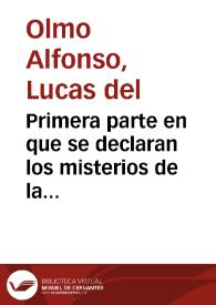 Primera parte en que se declaran los misterios de la Misa | Biblioteca Virtual Miguel de Cervantes