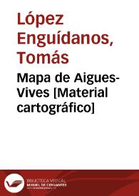 Mapa de Aigues-Vives [Material cartográfico] | Biblioteca Virtual Miguel de Cervantes