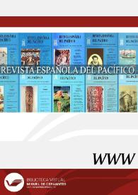 Revista Española del Pacífico | Biblioteca Virtual Miguel de Cervantes