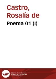 Poema 01 (I) / Rosalía de Castro | Biblioteca Virtual Miguel de Cervantes