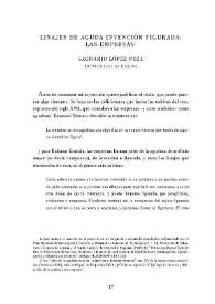 Linajes de aguda invención figurada: las empresas / Sagrario López Poza | Biblioteca Virtual Miguel de Cervantes