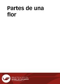 Partes de una flor | Biblioteca Virtual Miguel de Cervantes