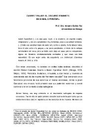 Cuerpo y mujer: el discurso feminista de Isabel Oyarzábal / Amparo Quiles Faz | Biblioteca Virtual Miguel de Cervantes