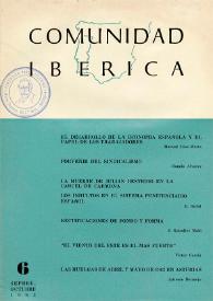 Comunidad ibérica : publicación bimestral. Año II, núm. 6, septiembre-octubre 1963 | Biblioteca Virtual Miguel de Cervantes