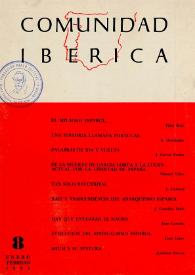 Comunidad ibérica : publicación bimestral. Año II, núm. 8, enero-febrero 1964 | Biblioteca Virtual Miguel de Cervantes
