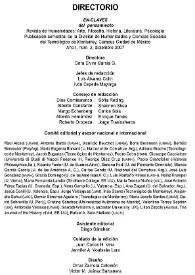 En-claves del pensamiento. Año I, núm. 2, diciembre 2007 | Biblioteca Virtual Miguel de Cervantes