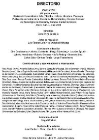 En-claves del pensamiento. Año II, núm. 3, junio 2008 | Biblioteca Virtual Miguel de Cervantes