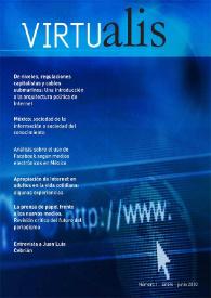 Virtualis. Año 1, núm. 1, enero-junio 2010 | Biblioteca Virtual Miguel de Cervantes