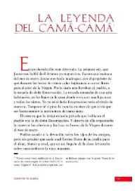 La leyenda  del Camá-Camá / Adelina Gurrea Monasterio | Biblioteca Virtual Miguel de Cervantes