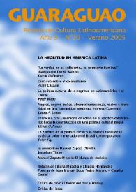 Guaraguao : revista de cultura latinoamericana. Año 9, Núm. 20, verano 2005 | Biblioteca Virtual Miguel de Cervantes