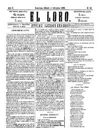 El Loro : periódico ilustrado joco-serio. Núm. 42, 11 de septiembre de 1880 | Biblioteca Virtual Miguel de Cervantes