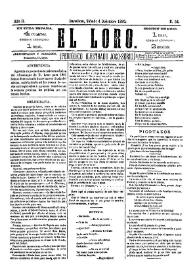 El Loro : periódico ilustrado joco-serio. Núm. 54, 4 de diciembre de 1880 | Biblioteca Virtual Miguel de Cervantes