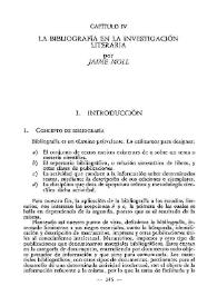 La bibliografía en la investigación literaria / por Jaime Moll | Biblioteca Virtual Miguel de Cervantes