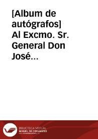 [Album de autógrafos] Al Excmo. Sr. General Don José Maria Reina Barrios Presidente de la República de Guatemala [...] [Manuscrito] | Biblioteca Virtual Miguel de Cervantes