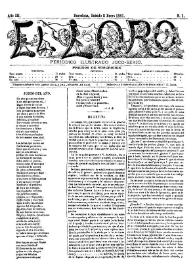 El Loro : periódico ilustrado joco-serio. Núm. 1, 8 de enero de 1881 | Biblioteca Virtual Miguel de Cervantes