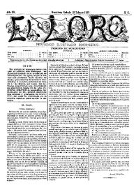 El Loro : periódico ilustrado joco-serio. Núm. 6, 12 de febrero de 1881 | Biblioteca Virtual Miguel de Cervantes