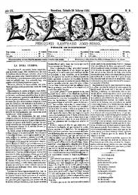 El Loro : periódico ilustrado joco-serio. Núm. 8, 26 de febrero de 1881 | Biblioteca Virtual Miguel de Cervantes