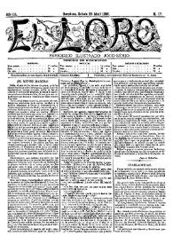 El Loro : periódico ilustrado joco-serio. Núm. 17, 30 de abril de 1881 | Biblioteca Virtual Miguel de Cervantes