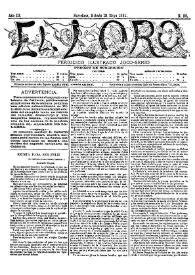 El Loro : periódico ilustrado joco-serio. Núm. 20, 21 de mayo de 1881 | Biblioteca Virtual Miguel de Cervantes