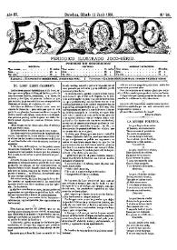 El Loro : periódico ilustrado joco-serio. Núm. 24, 11 de junio de 1881 | Biblioteca Virtual Miguel de Cervantes