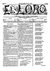 El Loro : periódico ilustrado joco-serio. Núm. 29, 16 de julio de 1881 | Biblioteca Virtual Miguel de Cervantes