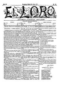 El Loro : periódico ilustrado joco-serio. Núm. 31, 30 de julio de 1881 | Biblioteca Virtual Miguel de Cervantes
