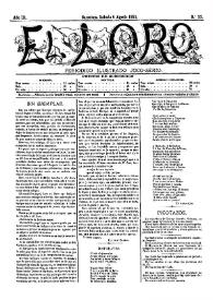 El Loro : periódico ilustrado joco-serio. Núm. 32, 6 de agosto de 1881 | Biblioteca Virtual Miguel de Cervantes
