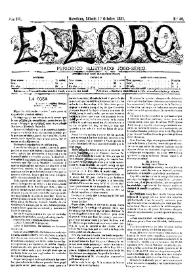El Loro : periódico ilustrado joco-serio. Núm. 40, 1 de octubre de 1881 | Biblioteca Virtual Miguel de Cervantes
