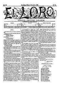 El Loro : periódico ilustrado joco-serio. Núm. 45, 5 de noviembre de 1881 | Biblioteca Virtual Miguel de Cervantes