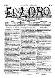 El Loro : periódico ilustrado joco-serio. Núm. 49, 3 de diciembre de 1881 | Biblioteca Virtual Miguel de Cervantes