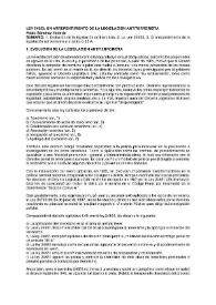 Ley 24953: un arrepentimiento de la legislación antiterrorista / Pablo Sánchez Velarde | Biblioteca Virtual Miguel de Cervantes