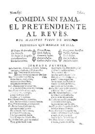 Comedia famosa. Las cadenas del demonio / de Don Pedro Calderon de la Barca | Biblioteca Virtual Miguel de Cervantes