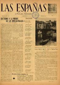 Las Españas : revista literaria (México, D.F.). Año II, núm. 3, enero de 1947 | Biblioteca Virtual Miguel de Cervantes