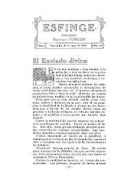 Esfinge : Revista de altas letras. Segunda época, núm. 21, 1 de agosto de 1916 | Biblioteca Virtual Miguel de Cervantes
