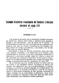 Estudio histórico-económico de Castilla y Burgos durante el siglo XVI / Ángel Gutiérrez Martínez | Biblioteca Virtual Miguel de Cervantes