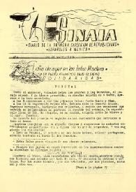 Sinaia : diario de la primera expedición de republicanos españoles a México. Núm. 4, 29 de mayo de 1939 | Biblioteca Virtual Miguel de Cervantes