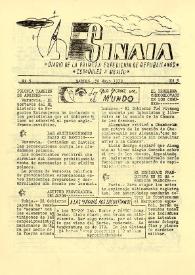Sinaia : diario de la primera expedición de republicanos españoles a México. Núm. 5, 30 de mayo de 1939 | Biblioteca Virtual Miguel de Cervantes